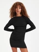 Платье короткое осеннее женское Trendyol TPRAW22EL1225 40 Black (8683044656680) - изображение 1