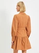 Сукня-сорочка коротка літня жіноча Trendyol TWOAW22EL0272 40 Camel (8683044013186) - зображення 2