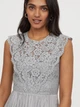 Платье длинное летнее женское H&M 0630339_сер 38 Серое (KAY2000000762777) - изображение 3