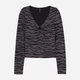Топ женский H&M 0768147_блест.зебра M Черный (KAY2000001293539) - изображение 1
