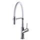 Cмеситель для кухни однорычажный с гибким изливом GLOBUS LUX DENVER Flex GDF-32-00-01 белый латунь 000022944 - изображение 1