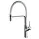 Cмеситель для кухни однорычажный с гибким изливом GLOBUS LUX DENVER Flex GDF-32-00-01 белый латунь 000022944 - изображение 5