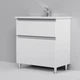 Тумба с умывальником для ванной AM.PM X-Joy 80x85x45см напольная белый M85-FSX0802-WC0802WG38 - изображение 3