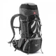 Рюкзак туристичний Naturehike NH70B070-B 70+5 л Чорний/Сірий (6927595709009) - зображення 1