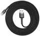 Кабель Baseus Cafule USB to Micro-USB 2.4A 0.5m Black/Gray (CAMKLF-AG1) - изображение 2