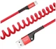 Кабель Baseus Fish Eye Spring USB to Lightning 2A 1m Red (CALSR-09) - зображення 2