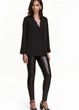 Брюки H&M 42 Чорний 0410778_паєтки_03 - зображення 2