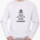 Свитшот мужской Инженер (Keep Calm and trust me i'm an engineer) (8771-2008) Белый XS - изображение 1