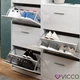 Шафа для взуття Vicco Gizmo, 5 полиць, 59x169, білий глянець - зображення 6
