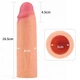 Увеличивающая насадка на пенис Revolutionary Silicone Nature Extender цвет телесный (19559026000000000) - изображение 4