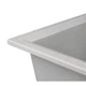 Мойка для кухни LIDZ гранитная GRA-09 780x495мм прямоугольная врезная без сифона серая LIDZGRA09790495230 - изображение 7