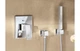 Внешняя часть смесителя без скрытой части GROHE Eurocube хром латунь 158x158мм 24062000 - изображение 3