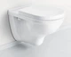Унитаз настенный под инсталляцию безободковый белый VILLEROY&BOCH O.NOVO без сиденья 5660R001 - изображение 4
