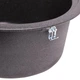 Мойка для кухни LIDZ гранитная D510/200 505x505мм круглая врезная с сифоном черная LIDZGRF13D510200 - изображение 6