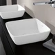 Умивальник накладний VILLEROY&BOCH ARTIS 410x410x125мм квадратний білий 41784101 - зображення 4