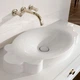 Умивальник накладний VILLEROY&BOCH LA BELLE 850x440x130мм овальний білий 613785R1 - зображення 3