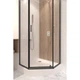 Кабина для душа Q-TAP пятиугольная без поддона Scorpio 88x88x200см прозрачный витраж 6мм профиль черный SCOBLA10995AC6 - изображение 6