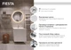 Тумбочка с раковиной для ванны VOLLE FIESTA 81x60x46см подвесная белый 15-800-01 - изображение 3
