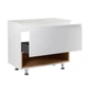 Тумба підлогова Qtap Robin 800х616х437 White/Whitish oak зі стільницею QT1380TNН8001WWO - зображення 3