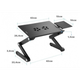 Столик для ноутбука раскладной трансформер с активным охлаждением Laptop Table T8 черный - изображение 4