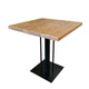 Журнальный стол loft HomeDeco ясень 700х700 - изображение 3