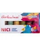 Набор ниток Ariadna Multicolor Earth Viga 80/150 м 6 цветов (1111) - изображение 1