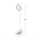Настольная LED лампа 4200К на прищепке кольцевая с аккумулятором 2000 mAh Clip Lamp белая (CL-18544) - изображение 3