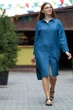 Лляна сукня VIL'NI Лаваль синій 48 - зображення 1
