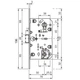 Механизм AGB для межкомнатных дверей Mediana Evolution WC B011025006 с ответной планкой под дверь без четверти никель 96мм - изображение 2