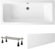 Ванна акриловая Lavinia Boho Pure 180x80 см с ножками и лицевым экраном 41141516 - изображение 2