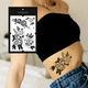 Набор временных татуировок TATTOOSHKA "Змеи в цветах" HB-571 - изображение 1