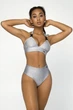 Купальник Топ Designed for Fitness Moto Girl Silver L серый - изображение 3