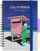 Блокнот Optima California B6 спираль с разделителями 100 листов в клетку (O20358-17) - изображение 1