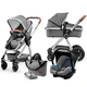 Универсальная коляска 3 в 1 Kinderkraft Veo Gray (KKWVEOGRY30000) - зображення 1