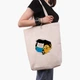 Эко сумка шоппер Время Приключений Финн и Джейк пес (Adventure Time Finn & Jake the dog) (9227-1581) 41x35x8.5 см Бежевый - изображение 2