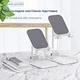 Подставка для телефона USLION UC6951SL White складной настольный держатель смартфона планшета - изображение 2
