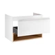 Тумба подвесная Qtap Robin 800х580х500 WHITE/WHITISH OAK QT1374TPВ8001NWWO - изображение 4