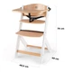 Стульчик для кормления Kinderkraft Enock White Wood (KKKENOCWHT0000) - изображение 8