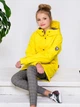 Подростковое демисезонное пальто для девочки Huppa Janelle 18020014-70002 146 см Желтое (4741468808086) - изображение 6