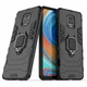 Чехол с подставкой Deexe Hybrid Case для Xiaomi Redmi Note 9 Pro / Note 9S / Note 9 Pro Max - Black - изображение 1