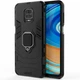 Чехол с подставкой Deexe Hybrid Case для Xiaomi Redmi Note 9 Pro / Note 9S / Note 9 Pro Max - Black - изображение 2