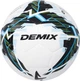 Мяч футбольный (size 4, 62-64 см окружность) Demix Белый с синим - изображение 1