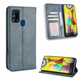 Чехол-книжка Deexe Retro Style для Samsung Galaxy M31 (M315) - Blue - изображение 1