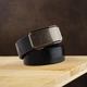 Мужской кожаный ремень Vintage 115х3,4 см 000154581 - изображение 4