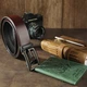 Ремень мужской из натуральной кожи Vintage leather-20288 115 см Коричневый - изображение 9
