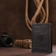 Кожаная обложка для паспорта европейского качества Shvigel 16132 Серый - изображение 6