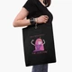 Эко сумка шоппер Время приключений Принцесса бубльгум (Adventure Time Princess Bubblegum) (9227-1576) 41x35 см Черный - изображение 2