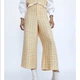 Кюлоты Zara L желтый клетка 7149057300 - изображение 1