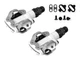 Педалі контактні Shimano PD-M520, SPD, білі - зображення 2