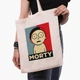 Еко сумка шопер Рік Санчез Рік та Морті (Rick Sanchez Rick and Morty) (9227-2931) 41x35 см Бежевий - зображення 3